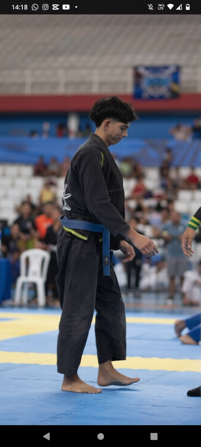 Ajudar um atleta a lutar o campeonato mundial de jiujitsu cbjje