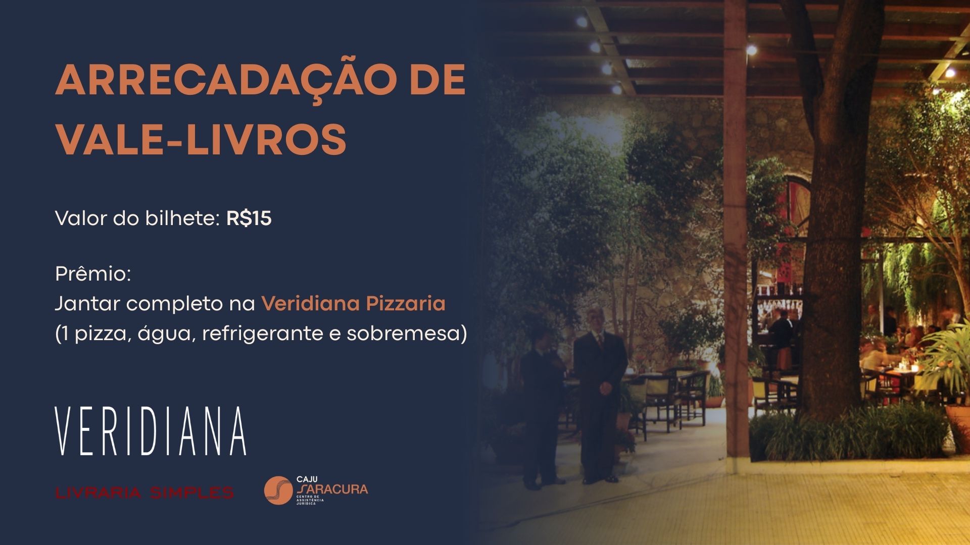 Arrecadação de vale livros caju x livraria simples