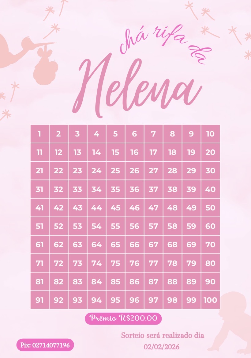 Chá de rifa da Helena