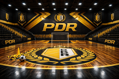 Construção de um ginásio