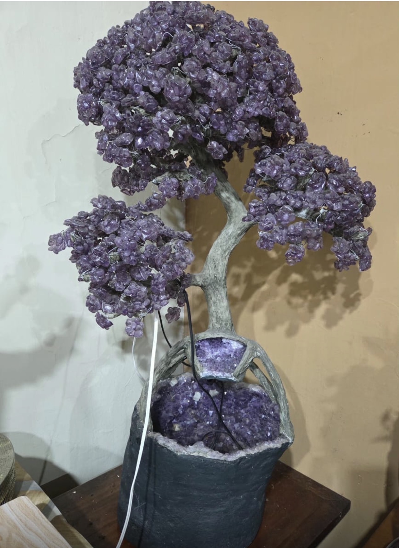 Fonte de ametista gigante 