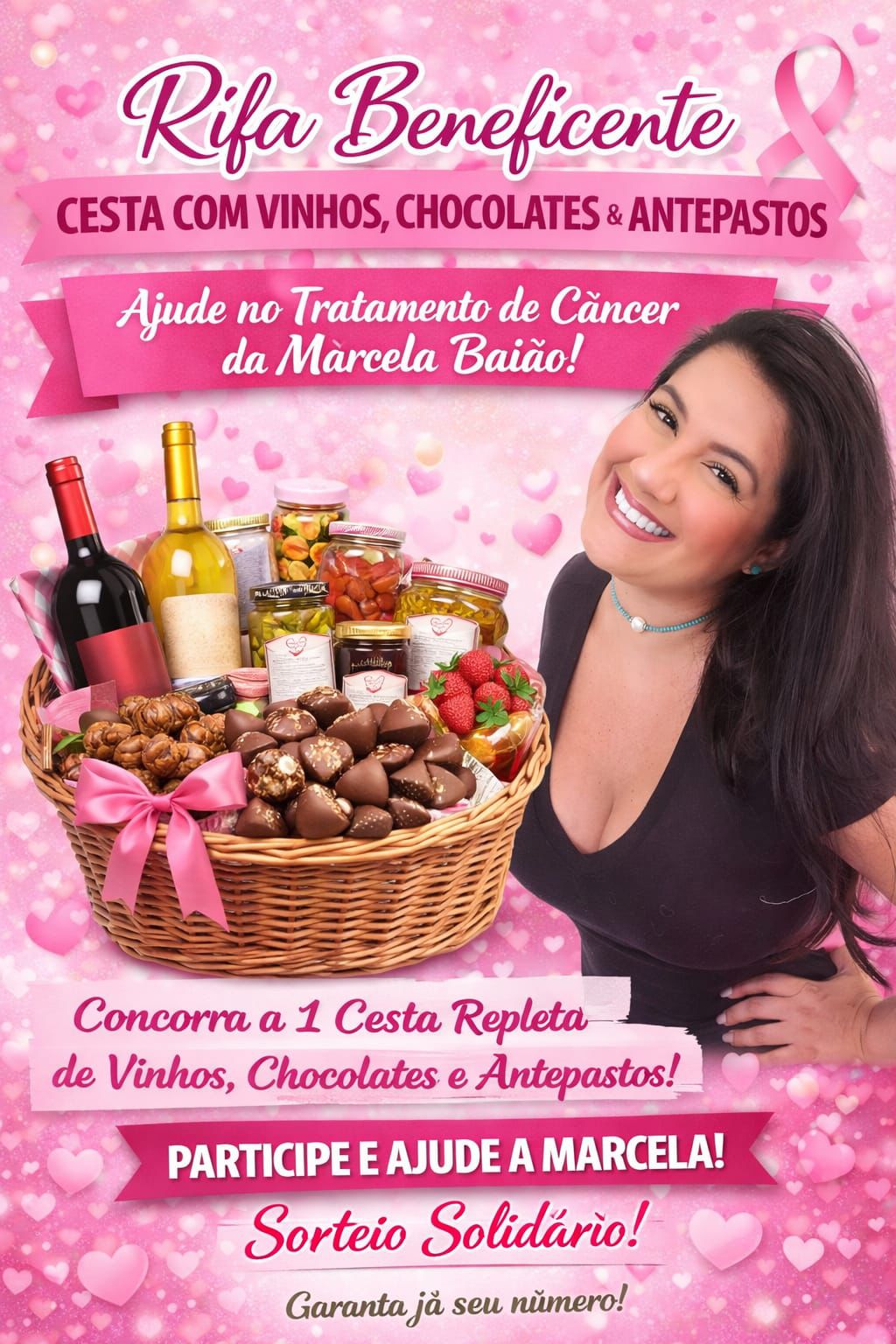 Marcella contra o câncer de mama