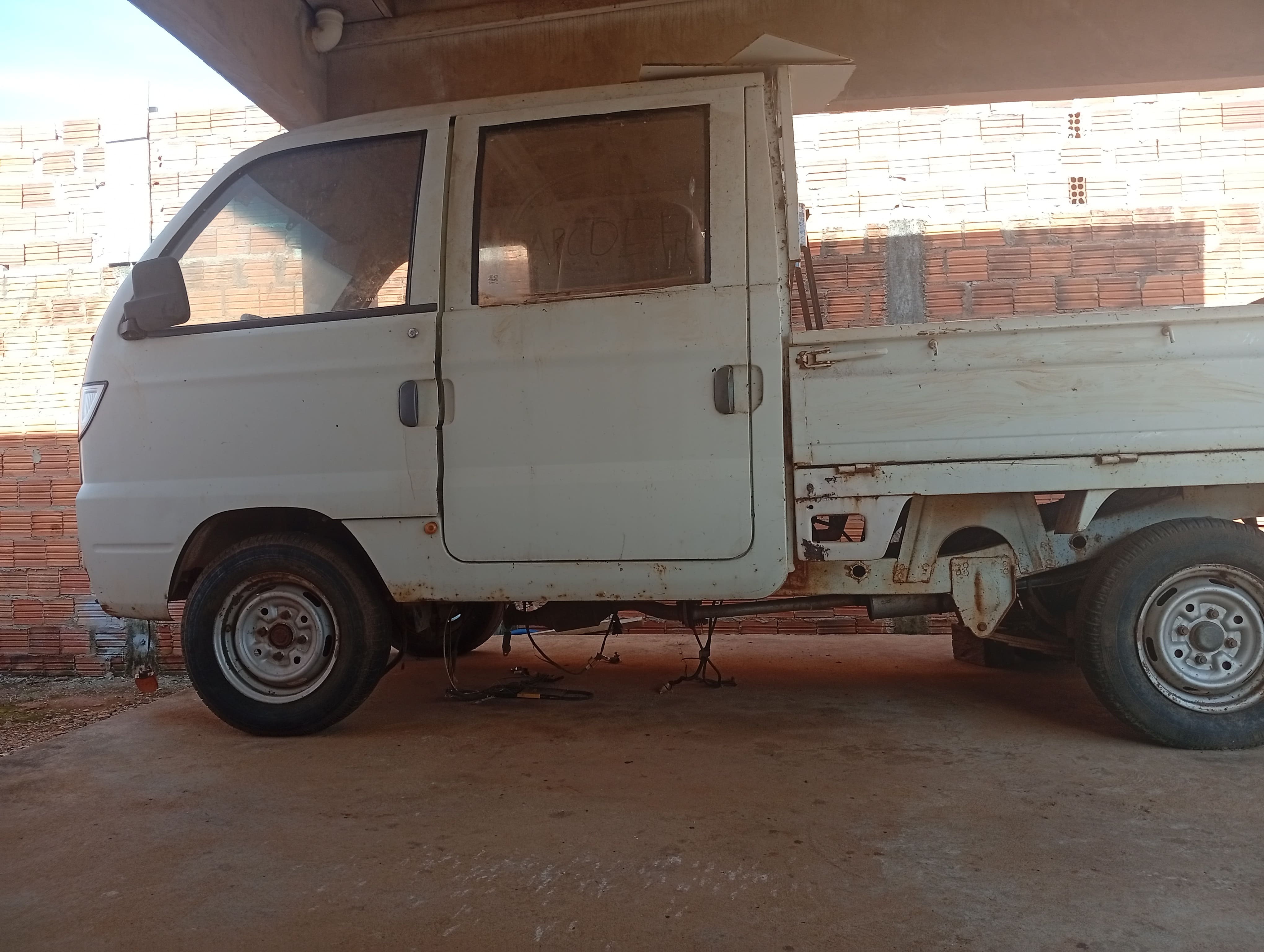 Reforma da picape para trabalhar 