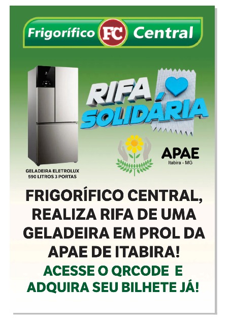 Rifa Beneficente em prol da APAE de Itabira