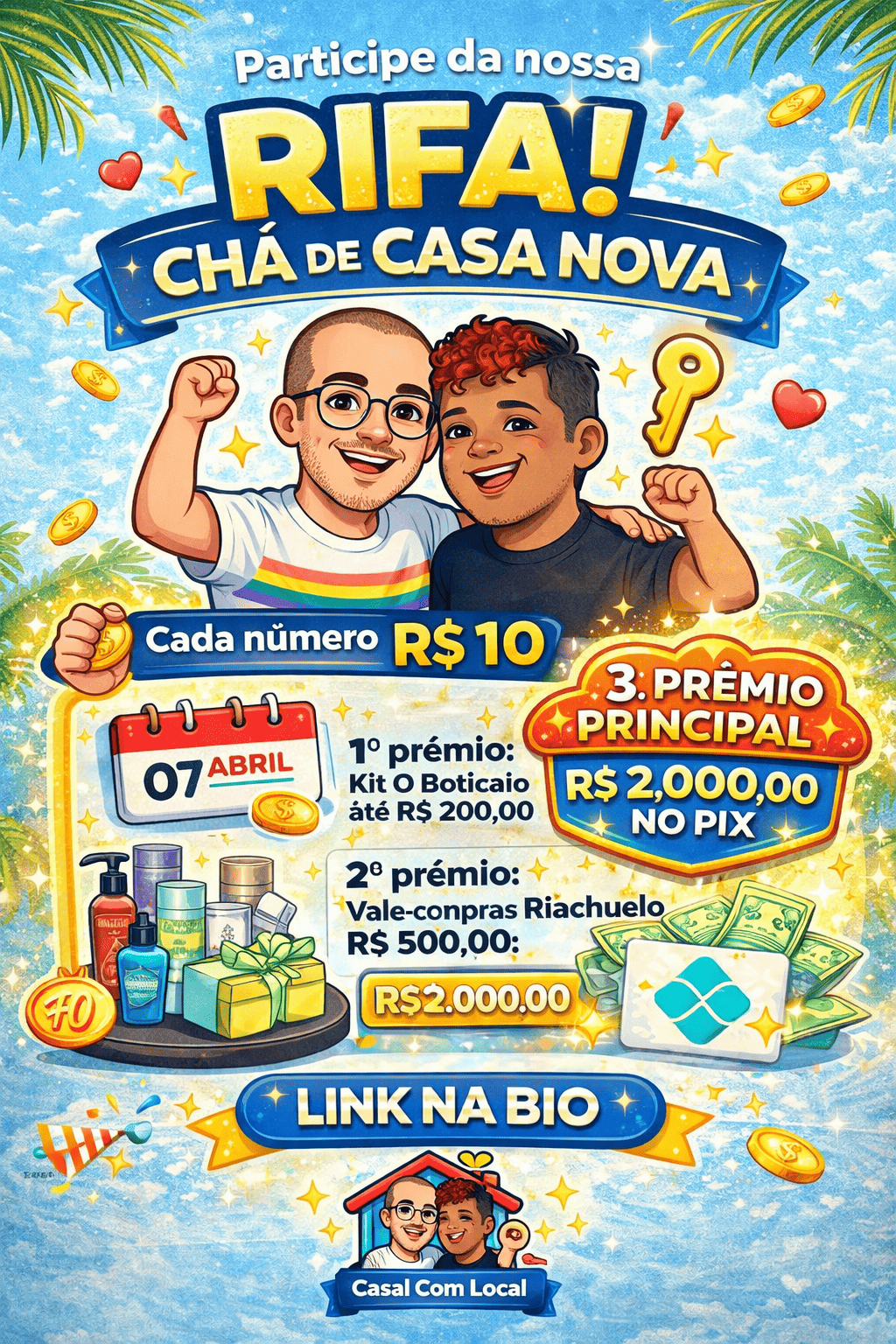 Rifa Chá de Casa Nova