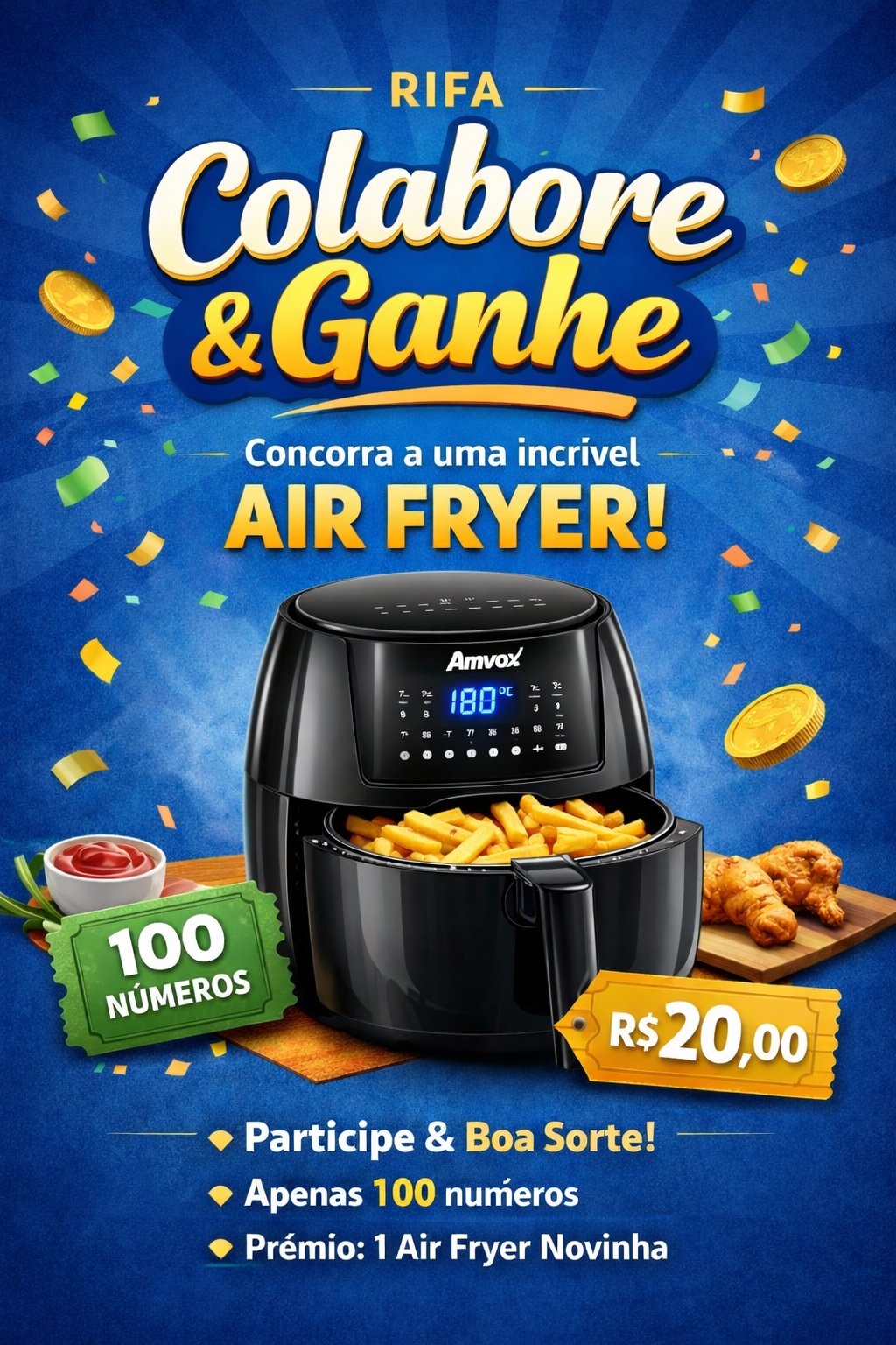 Rifa Colabore e Ganhe