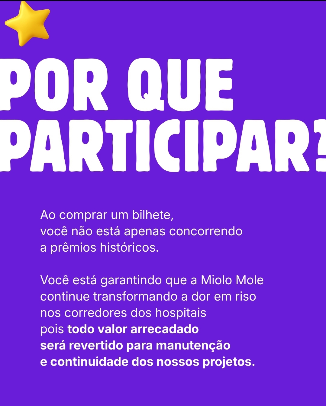 Rifa da alegria da trupe miolo mole