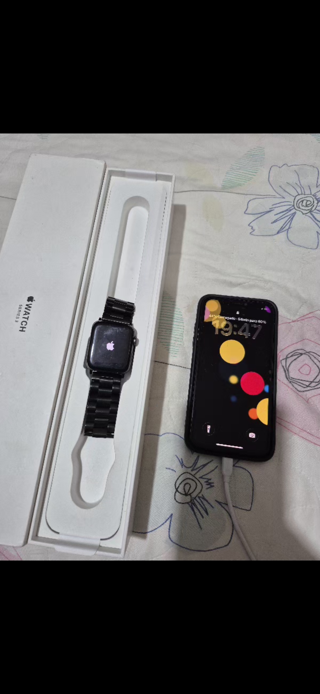 Rifa de iPhone e Applewatch