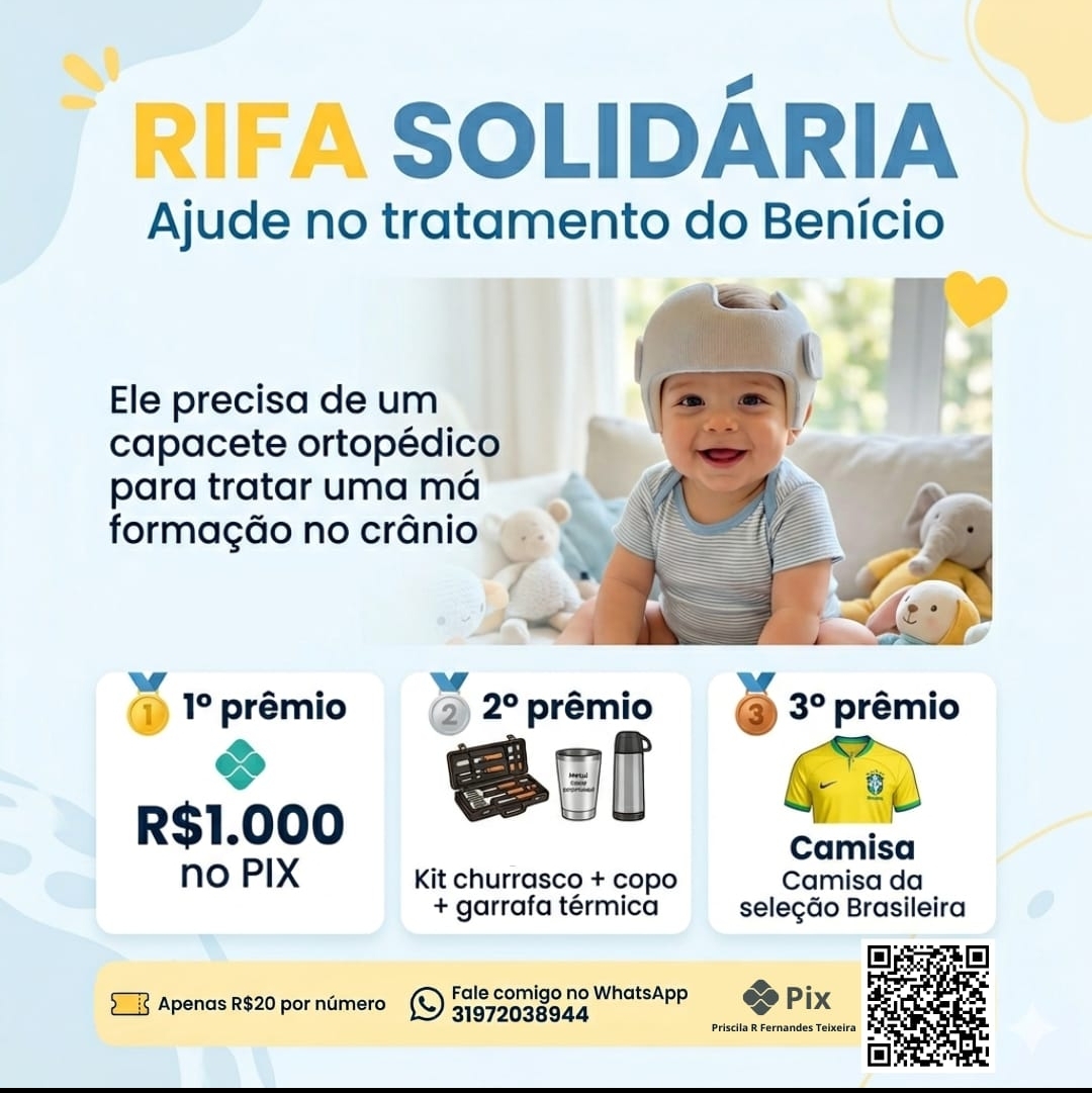 Rifa do bem para o beni