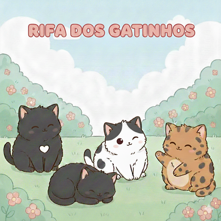 RIFA DOS GATINHOS