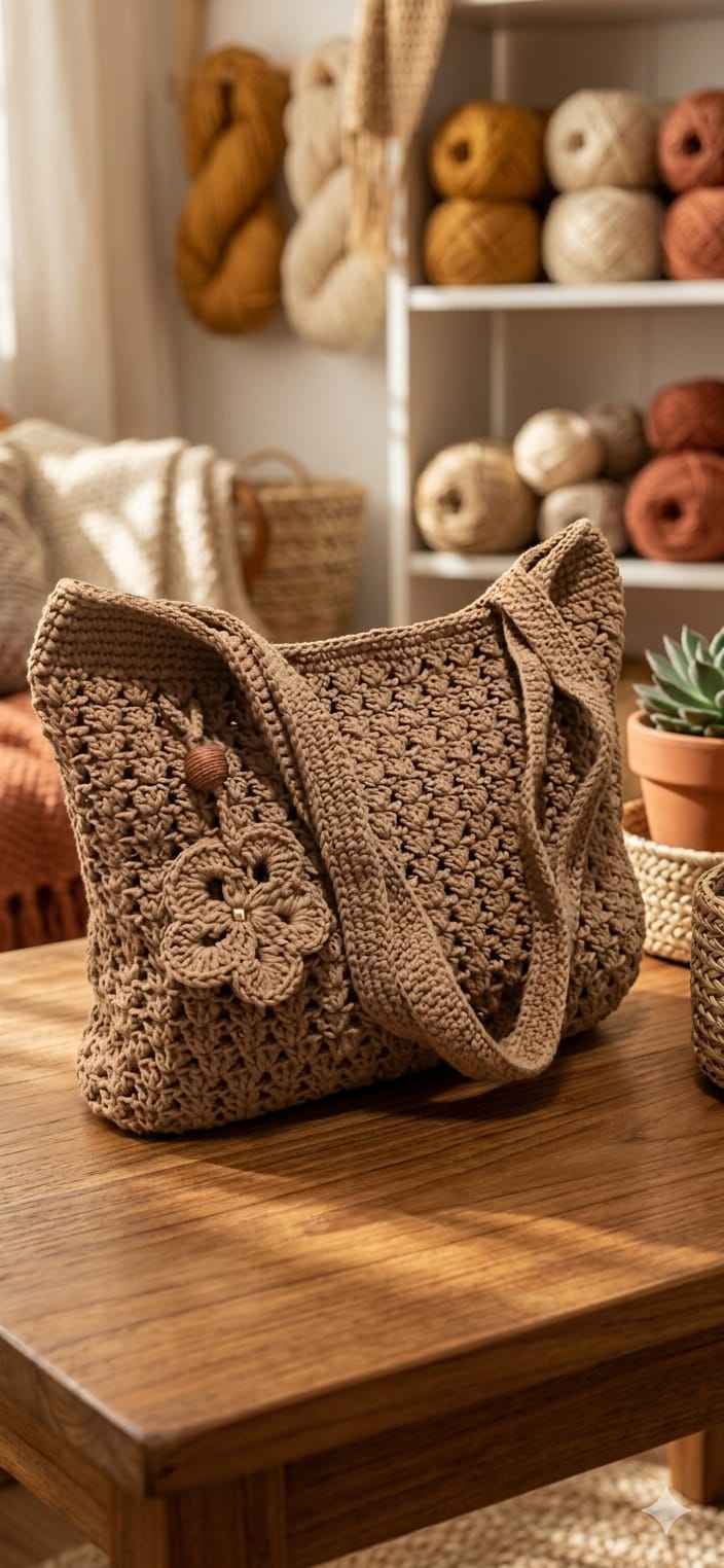 Rifa especial bolsa artesanal em crochê 