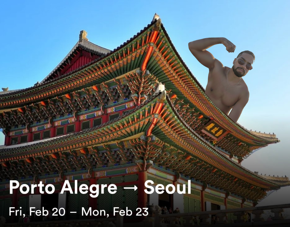 Rifa para apoiar meu intercâmbio na Coreia do Sul