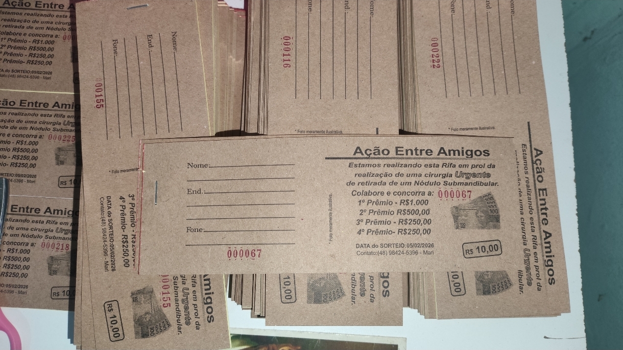 Rifa para cirurgia 