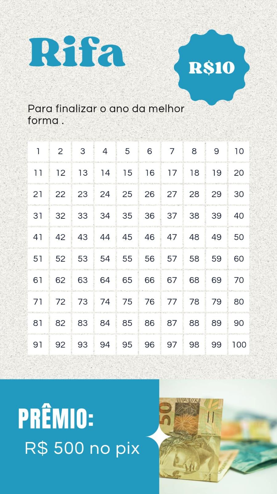 rifa para conseguir compra uma bicicleta pra fazer entrega 