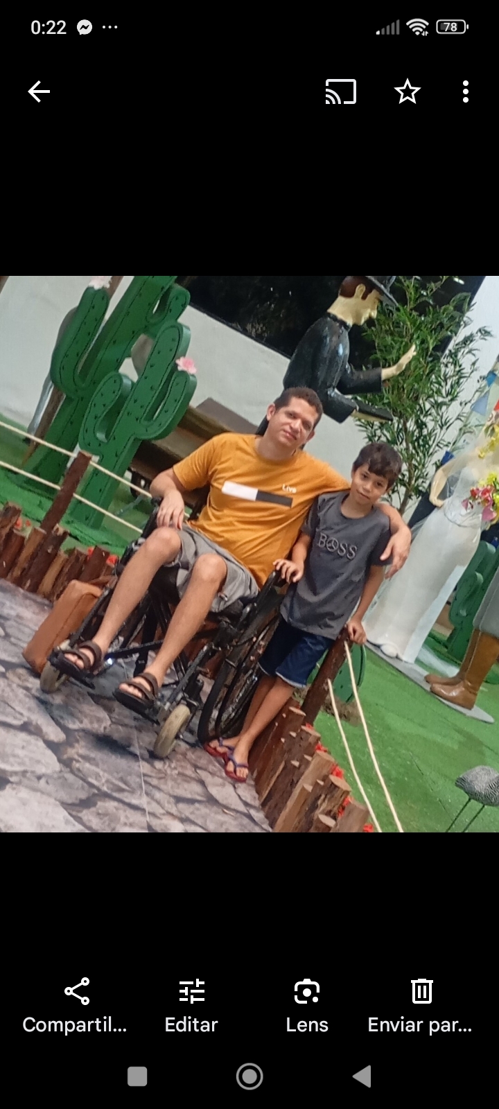 Rifa solidária Denilson