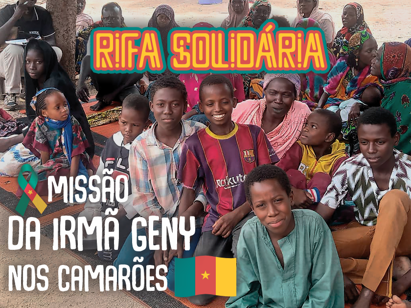 Rifa solidária em prol da Missão da Irmã Geny nos Camarões