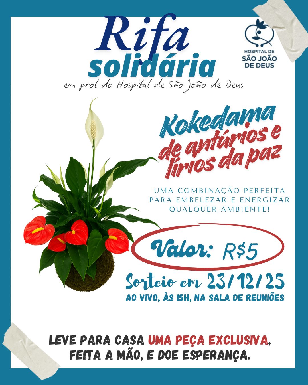 Rifa Solidária Natal HSJD