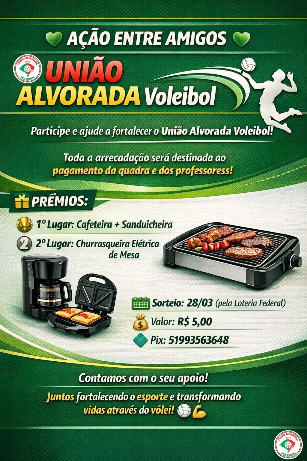 Rifa União Alvorada Voleibol