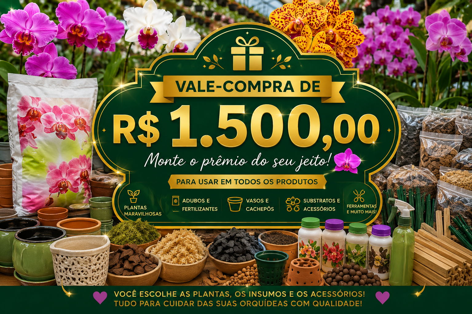 Ação entre amigos em prol da 10 Exposição de Orquídeas de Venda Nova do Imigrante