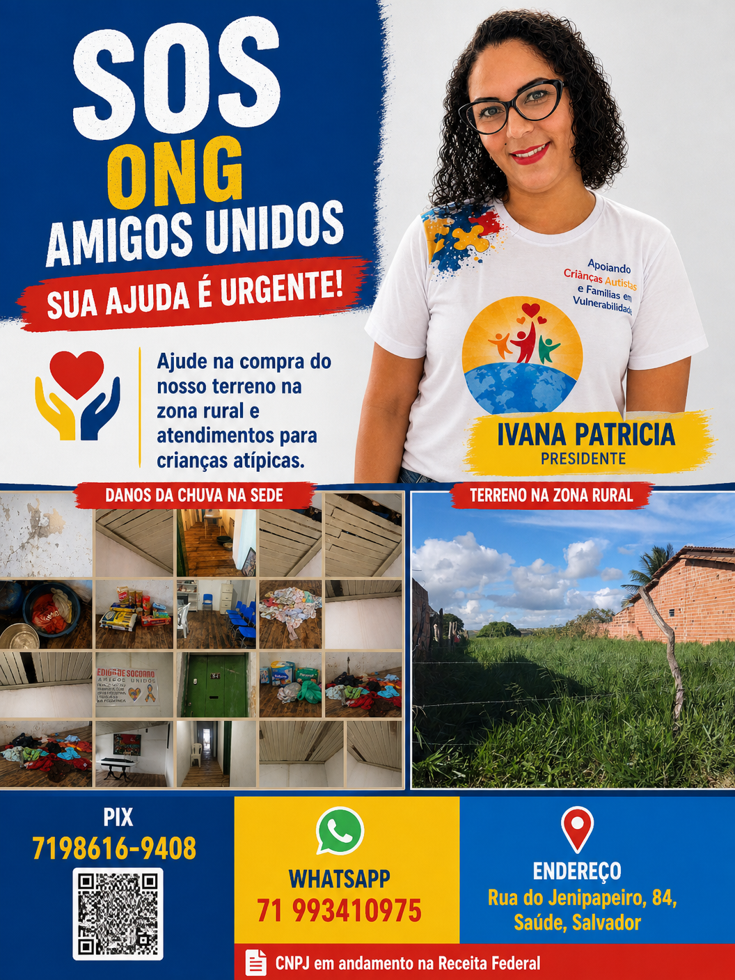 Ajude a realizar o nosso sonho da sede própria