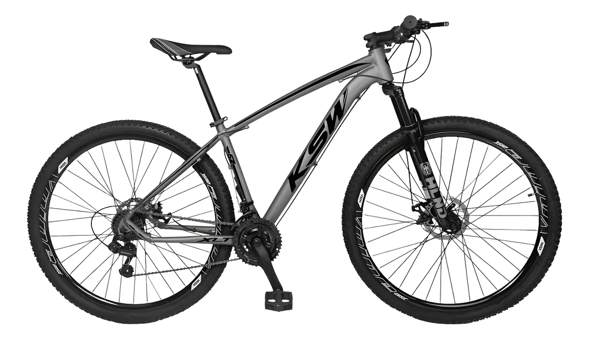 Bicicleta aro 29 ksw xlt 24 marchas shimano e freios a disco