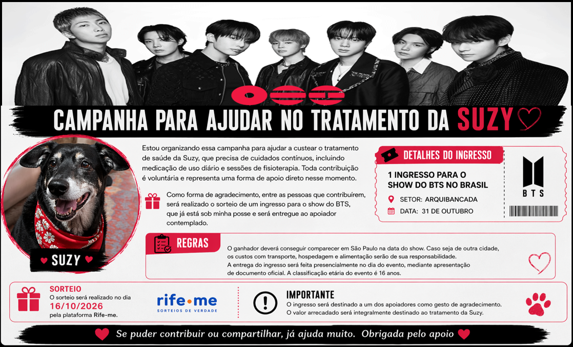 Campanha para o tratamento da suzy