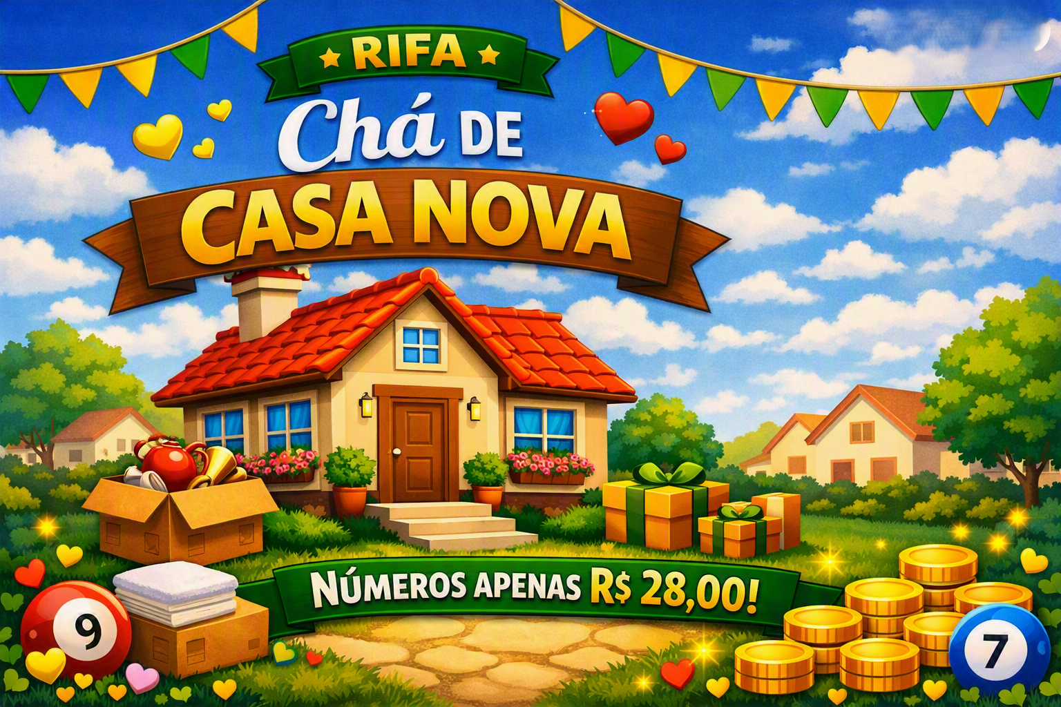 chá de casa nova
