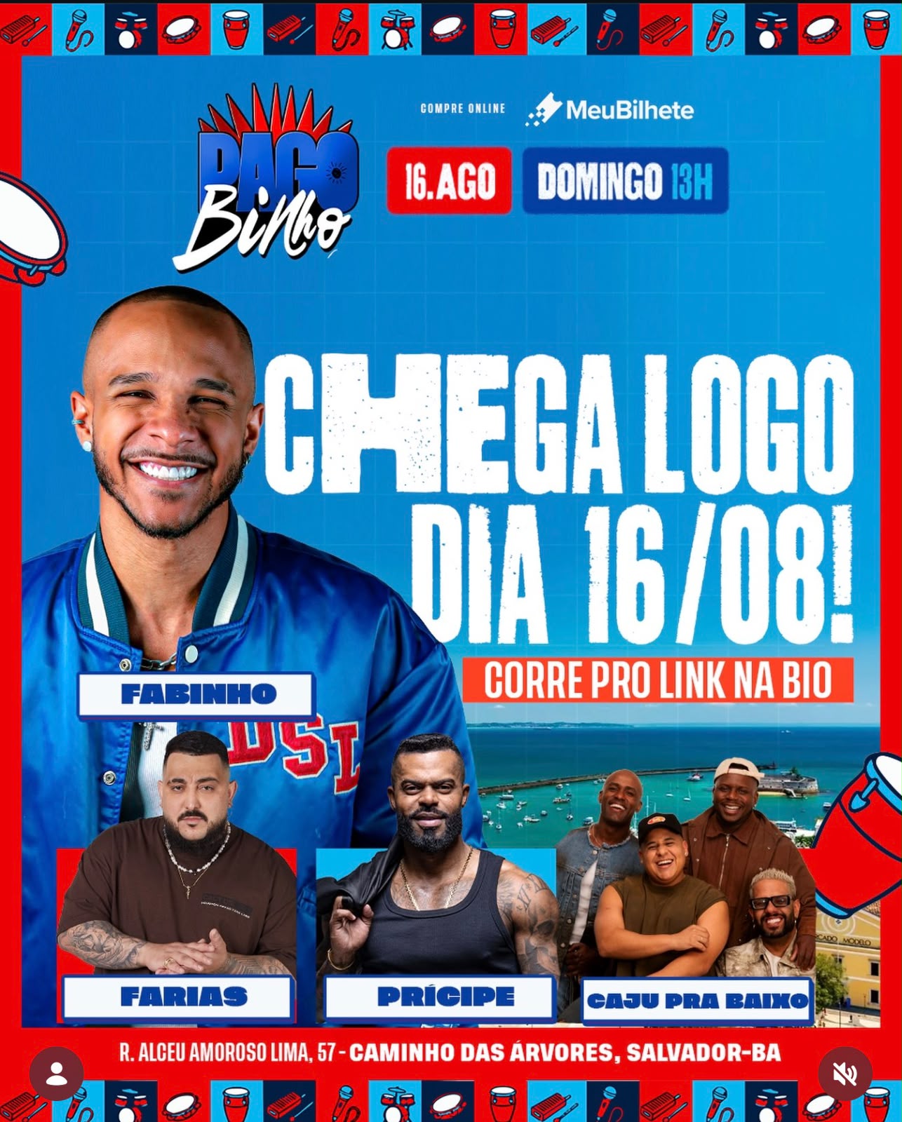 Ganhe um ingresso open bar do evento mais esperado de agosto O PAGOBINHO