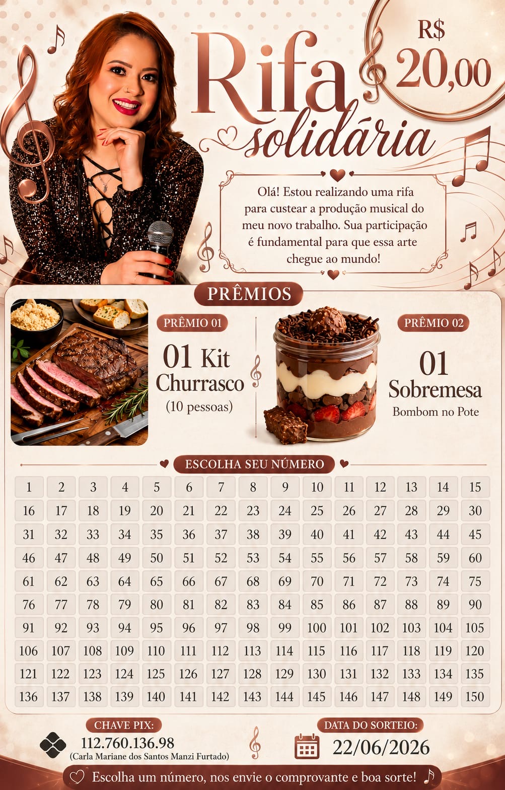 Gravação Projeto Música Mariane Manzi