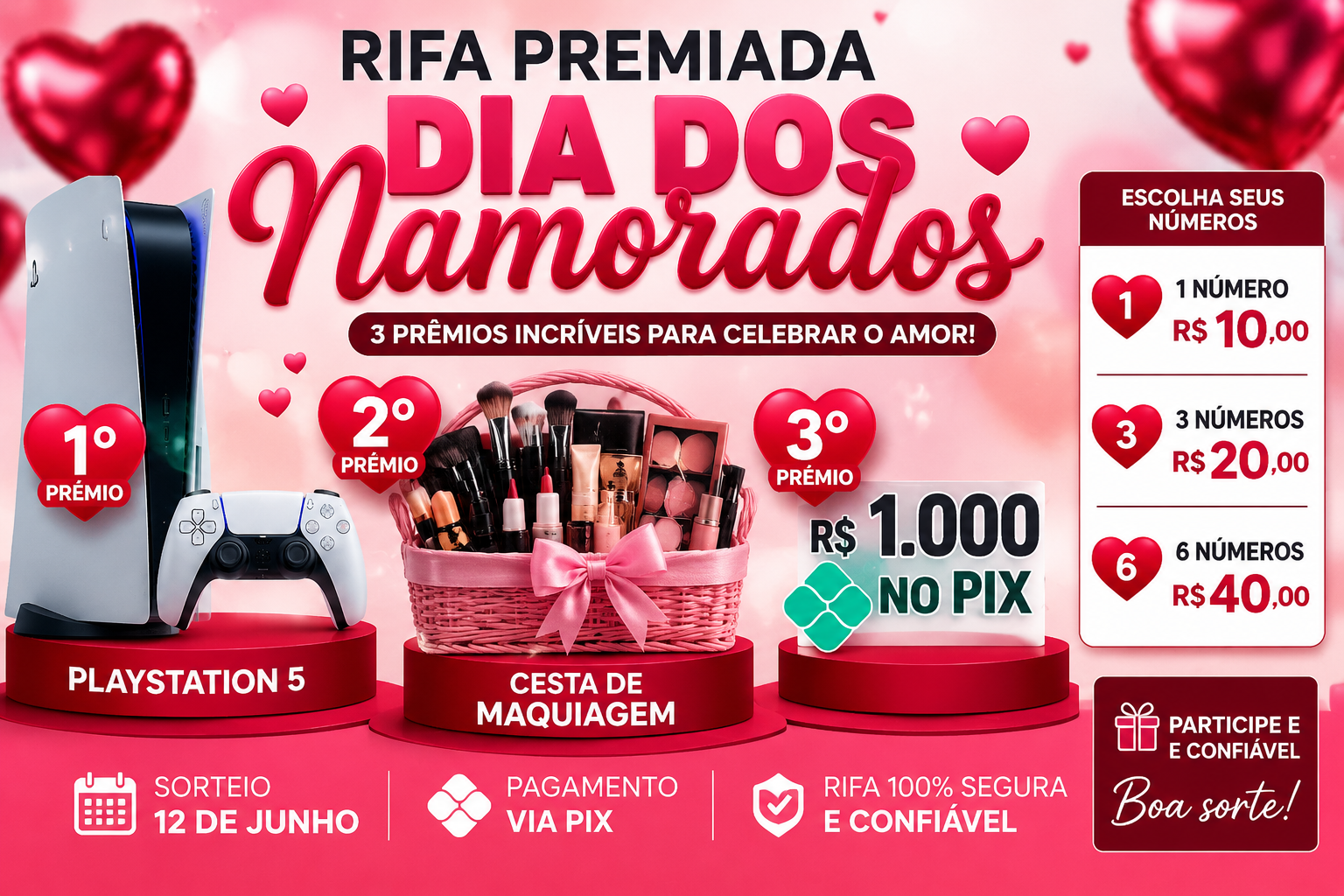 Rifa dia dos namorados