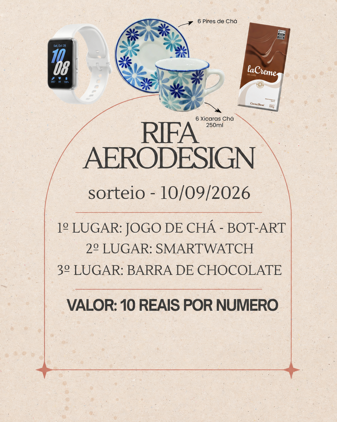 Rifa para apoiar o Aerocária
