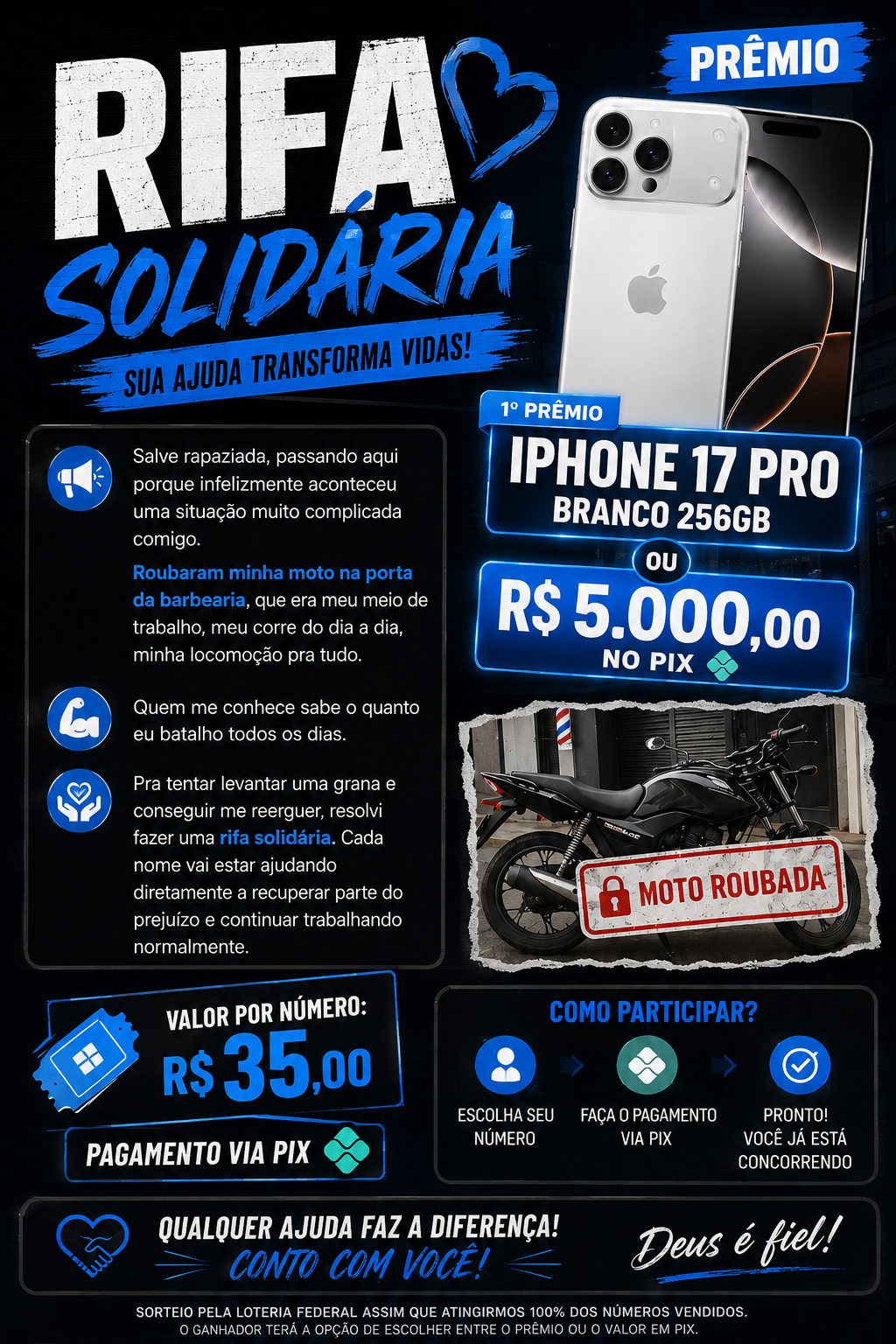 Rifa solidária