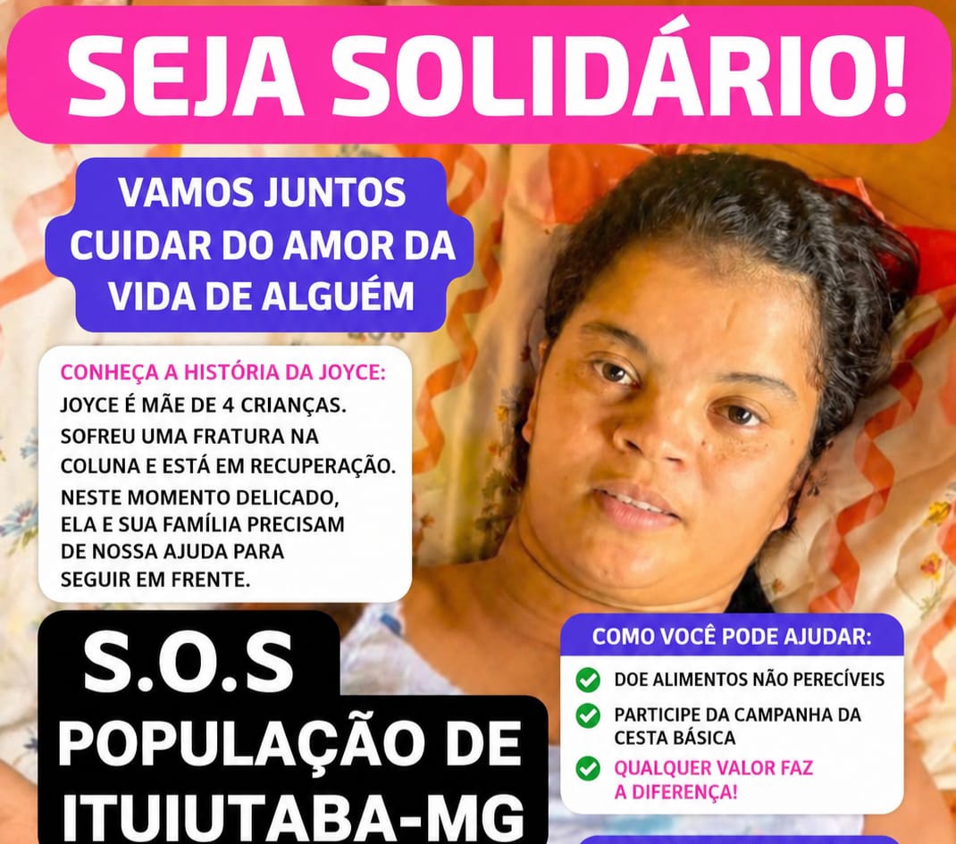 Rifa solidária em prol da joyce