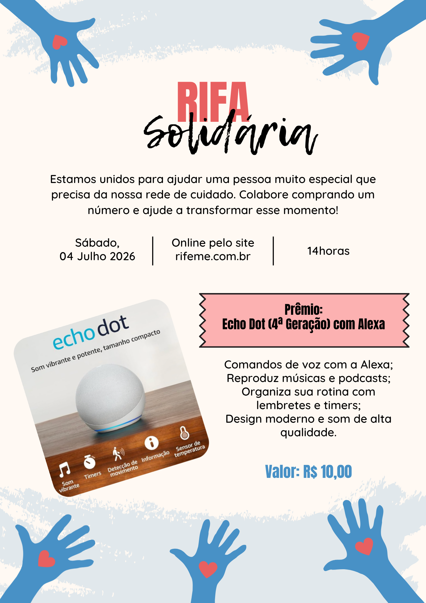 Rifa Solidária entre Amigos