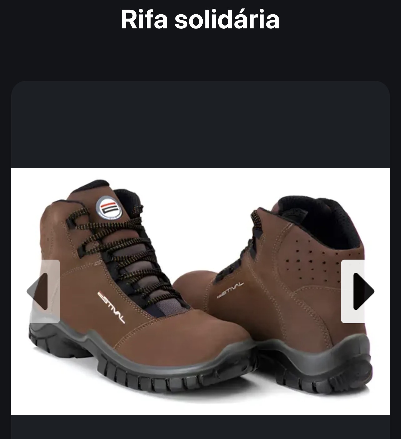 Rifa Solidária Setembro Roxo