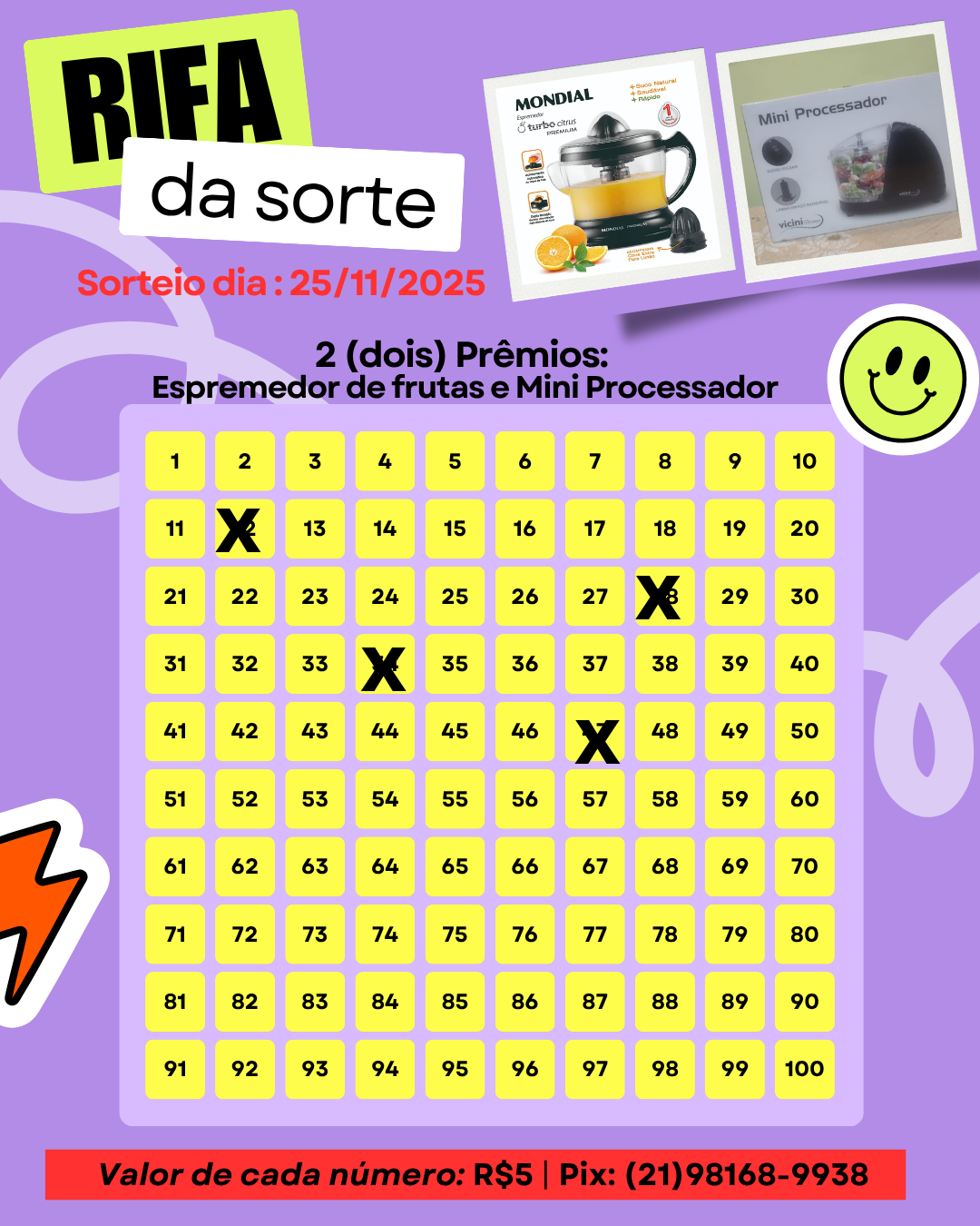Rifa Online | Rifa Online | Rifa de 100 numeros RIFA SOLIDARIA
